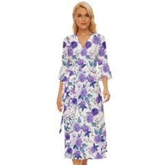 Violet-01 Midsummer Wrap Dress by nateshop