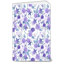 Violet-01 8  X 10  Softcover Notebook by nateshop