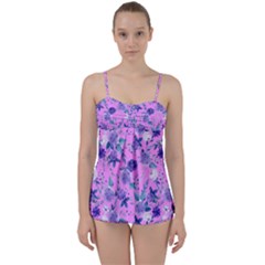 Violet-02 Babydoll Tankini Set