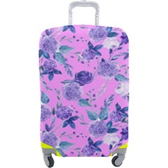 Violet-02 Luggage Cover (large) by nateshop