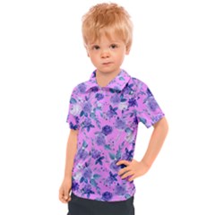 Violet-02 Kids  Polo T-shirt