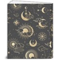 Asian Seamless Pattern With Clouds Moon Sun Stars Vector Collection Oriental Chinese Japanese Korean 8  x 10  Softcover Notebook View2