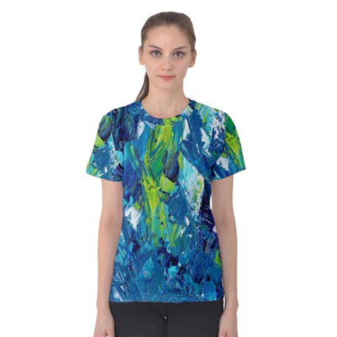 Painting-01 Women s Cotton T-shirt by nateshop