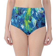 Painting-01 Classic High-waist Bikini Bottoms by nateshop