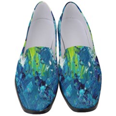 Painting-01 Women s Classic Loafer Heels