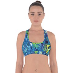 Painting-01 Cross Back Hipster Bikini Top 