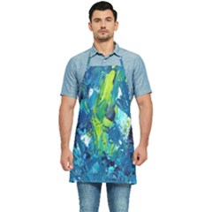 Painting-01 Kitchen Apron by nateshop