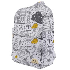 Doodle Seamless Pattern With Autumn Elements Classic Backpack by pakminggu