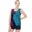 Plumage Bubble Hem Chiffon Tank Top View1