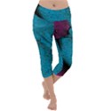 Plumage Lightweight Velour Capri Yoga Leggings View1