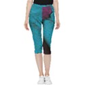 Plumage Inside Out Lightweight Velour Capri Leggings  View3