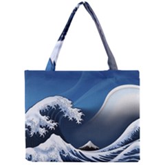 The Great Wave Off Kanagawa Mini Tote Bag by pakminggu