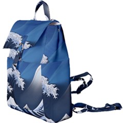 The Great Wave Off Kanagawa Buckle Everyday Backpack by pakminggu