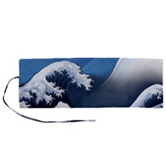 The Great Wave Off Kanagawa Roll Up Canvas Pencil Holder (m) by pakminggu