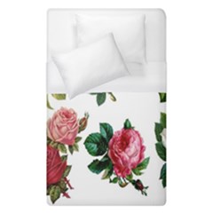 Roses-white Duvet Cover (single Size) by nateshop