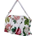 Roses-white Canvas Crossbody Bag View2