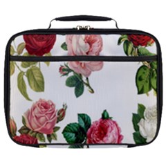 Roses-white Full Print Lunch Bag by nateshop