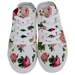 Roses-white Half Slippers by nateshop