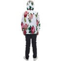 Roses-white Men s Front Pocket Pullover Windbreaker View2