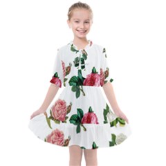 Roses-white Kids  All Frills Chiffon Dress by nateshop