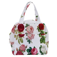 Roses-white Boxy Hand Bag by nateshop