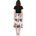 Roses-white Frill Hi Low Chiffon Skirt View2