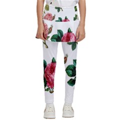 Roses-white Kids  Skirted Pants by nateshop