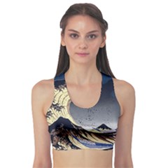 The Great Wave Off Kanagawa Japan Japanese Waves Fitness Sports Bra by pakminggu