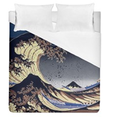 The Great Wave Off Kanagawa Japan Japanese Waves Duvet Cover (queen Size) by pakminggu