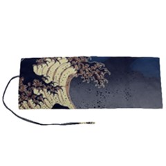 The Great Wave Off Kanagawa Japan Japanese Waves Roll Up Canvas Pencil Holder (s) by pakminggu