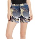 The Great Wave Off Kanagawa Japan Japanese Waves Women s Runner Shorts View1