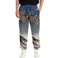 The Great Wave Off Kanagawa Japan Japanese Waves Men s Elastic Waist Pants by pakminggu