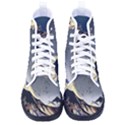 The Great Wave Off Kanagawa Japan Japanese Waves Men s High-Top Canvas Sneakers View1