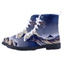 The Great Wave Off Kanagawa Japan Japanese Waves Men s High-Top Canvas Sneakers View2