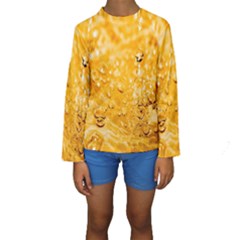 Water-gold Kids  Long Sleeve Swimwear