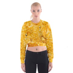 Water-gold Cropped Sweatshirt by nateshop