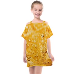 Water-gold Kids  One Piece Chiffon Dress by nateshop