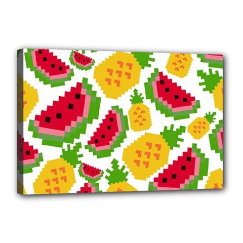 Watermelon -12 Canvas 18  X 12  (stretched) by nateshop