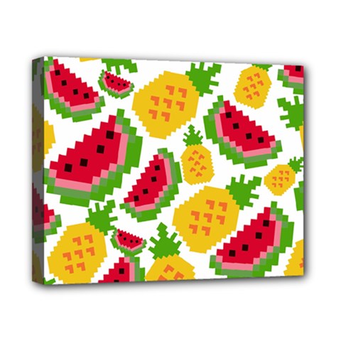 Watermelon -12 Canvas 10  X 8  (stretched) by nateshop