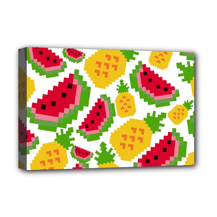 Watermelon -12 Deluxe Canvas 18  x 12  (Stretched)