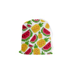 Watermelon -12 Drawstring Pouch (small) by nateshop