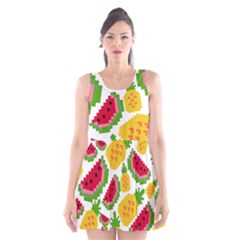 Watermelon -12 Scoop Neck Skater Dress by nateshop