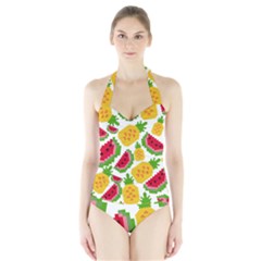 Watermelon -12 Halter Swimsuit by nateshop