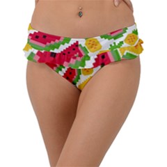 Watermelon -12 Frill Bikini Bottoms by nateshop