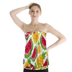 Watermelon -12 Strapless Top by nateshop