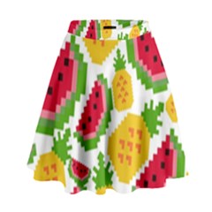 Watermelon -12 High Waist Skirt by nateshop