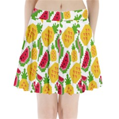 Watermelon -12 Pleated Mini Skirt by nateshop