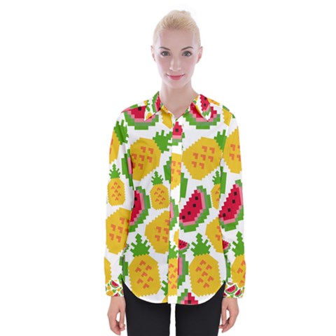 Watermelon -12 Womens Long Sleeve Shirt by nateshop