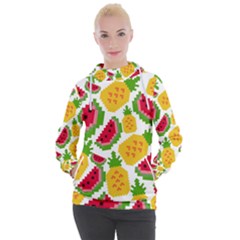 Watermelon -12 Women s Hooded Pullover by nateshop