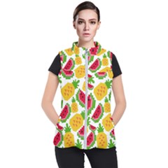 Watermelon -12 Women s Puffer Vest